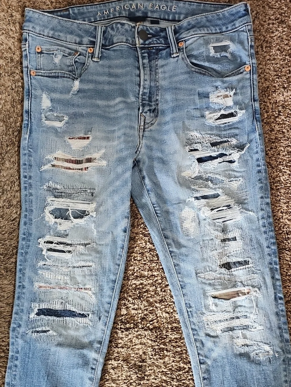 American Eagle Mens Skinny Jeans Sz 34/34!! Very Nice